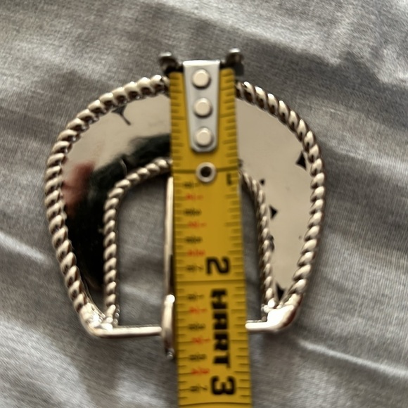 Belt Buckle Handmade up cycled repurposed gems Western large rockabilly cowgirl - Picture 5 of 6